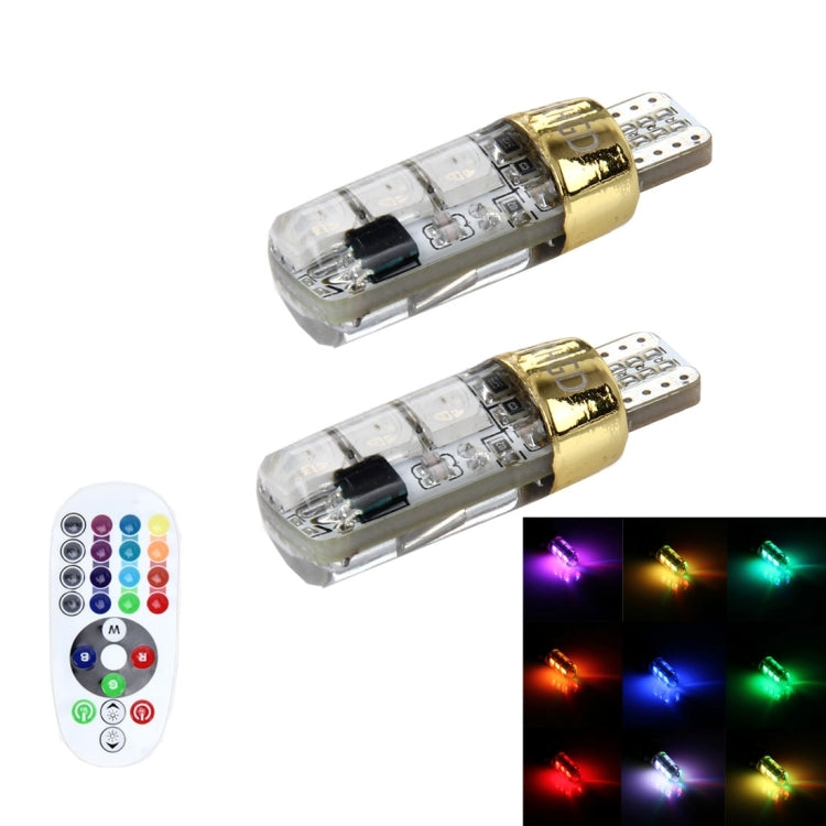 2 PCS 3W Auto Flash Strobe Fade Smooth Remote Controlled Colorful LED Clearance Decorative Light with 6 SMD-5050 LED, DC 12V - Clearance Lights by buy2fix | Online Shopping UK | buy2fix