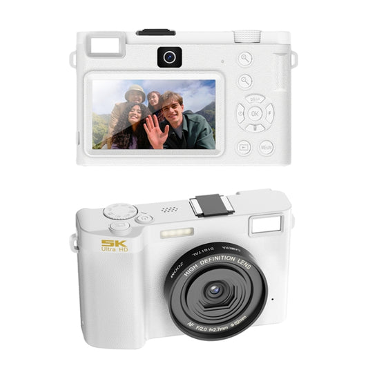 HDC-F01 3.0 inch 5K UHD Photography Digital Camera SLR Camera (White) - Children Cameras by buy2fix | Online Shopping UK | buy2fix