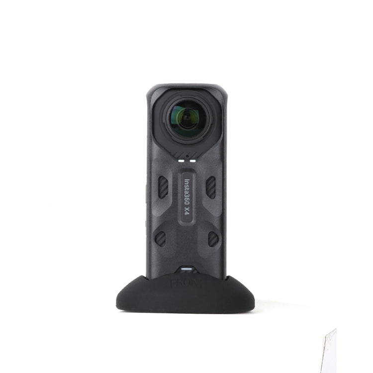 For Insta360 X4 Silicone Base Desktop Stand (Black) - Mount & Holder by buy2fix | Online Shopping UK | buy2fix