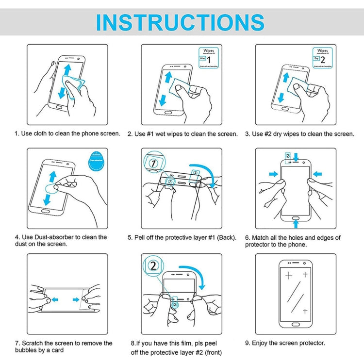 For Doogee S40 50 PCS 0.26mm 9H 2.5D Tempered Glass Film - Others by buy2fix | Online Shopping UK | buy2fix