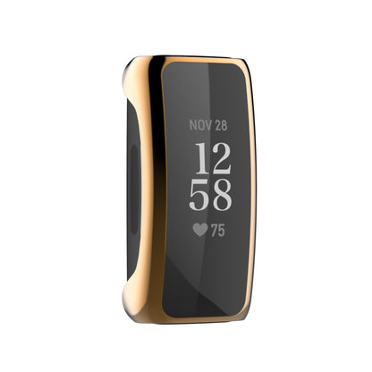 For Fitbit Inspire 2 Full Coverage PC Protective Case Cover(Rose Gold) - Watch Cases by buy2fix | Online Shopping UK | buy2fix