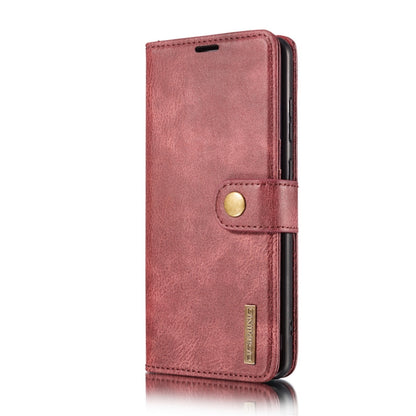 For Samsung Galaxy A72 5G / 4G DG.MING Crazy Horse Texture Flip Detachable Magnetic Leather Case with Holder & Card Slots & Wallet(Red) - Galaxy Phone Cases by DG.MING | Online Shopping UK | buy2fix