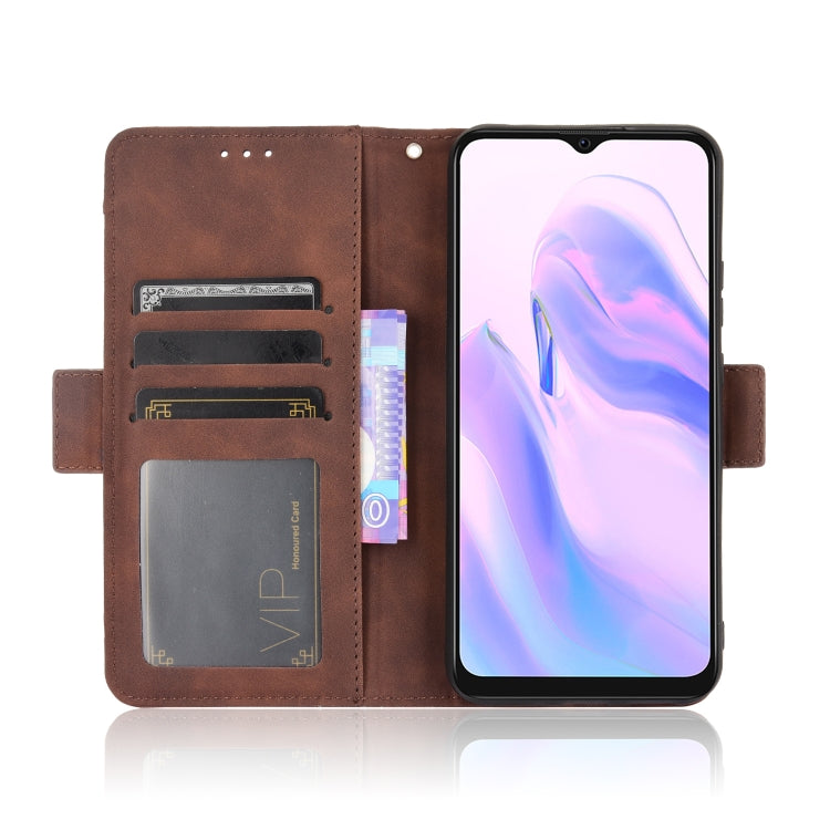 For Blackview A70 (2021) Skin Feel Calf Pattern Horizontal Flip Leather Case with Holder & Card Slots & Photo Frame(Brown) - More Brand by buy2fix | Online Shopping UK | buy2fix