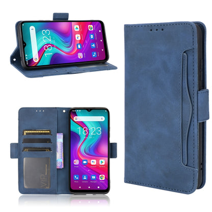 For Doogee X96 Pro Skin Feel Calf Pattern Horizontal Flip Leather Case with Holder & Card Slots & Photo Frame(Blue) - More Brand by buy2fix | Online Shopping UK | buy2fix