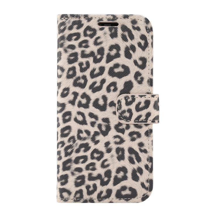 For iPhone 13 Leopard Pattern Horizontal Flip PC + PU Leather Case with Holder & Card Slots & Wallet(Brown) - iPhone 13 Cases by buy2fix | Online Shopping UK | buy2fix