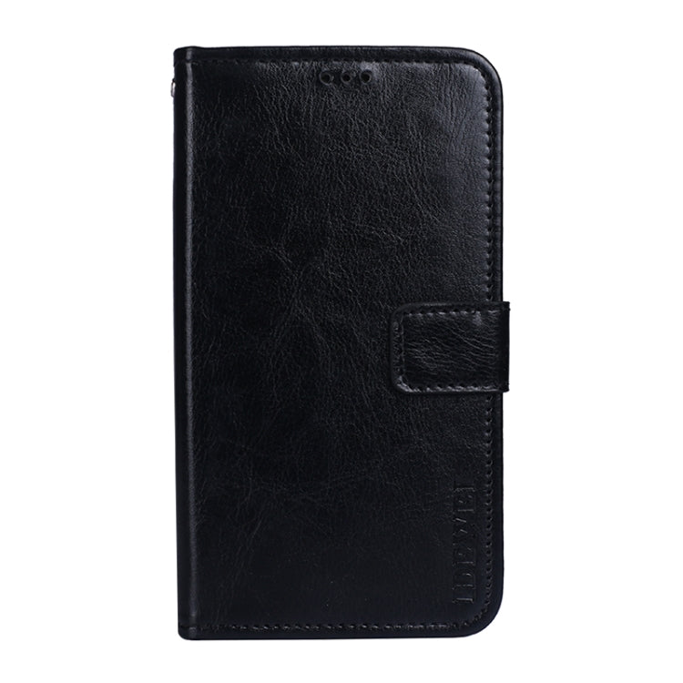 idewei Crazy Horse Texture Horizontal Flip Leather Case with Holder & Card Slots & Wallet For Huawei P50 Pro(Black) - Huawei Cases by idewei | Online Shopping UK | buy2fix
