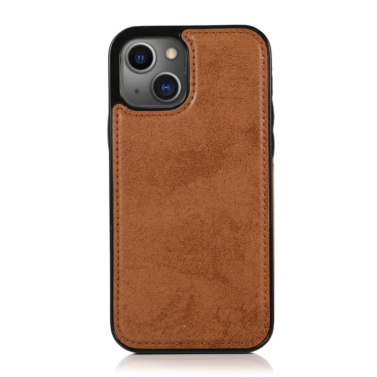 For iPhone 13 Pro Max Retro 2 in 1 Detachable Horizontal Flip Leather Case with Card Slots & Wallet (Brown) - iPhone 13 Pro Max Cases by buy2fix | Online Shopping UK | buy2fix