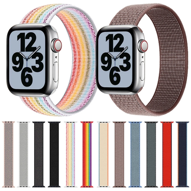 Single Lap Nylon Watch Band, Size: M 155mm For Apple Watch Ultra 49mm&Watch Ultra 2 49mm / Series 9&8&7 45mm / SE 3&SE 2&6&SE&5&4 44mm / 3&2&1 42mm(Seven Colors) - Watch Bands by buy2fix | Online Shopping UK | buy2fix