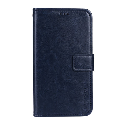 idewei Crazy Horse Texture Horizontal Flip Leather Case with Holder & Card Slots & Wallet For Motorola Edge 20 Pro(Blue) - Motorola Cases by idewei | Online Shopping UK | buy2fix