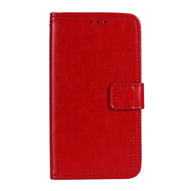 idewei Crazy Horse Texture Horizontal Flip Leather Case with Holder & Card Slots & Wallet For Motorola Edge 20 Pro(Red) - Motorola Cases by idewei | Online Shopping UK | buy2fix