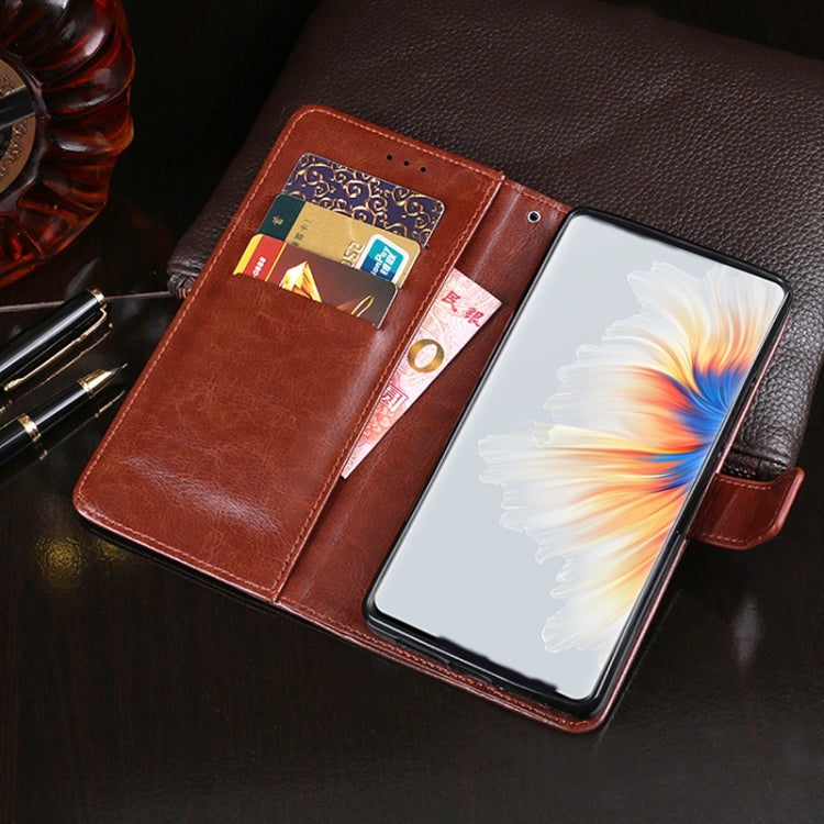 idewei Crazy Horse Texture Horizontal Flip Leather Case with Holder & Card Slots & Wallet For Xiaomi Mix 4(Black) - Xiaomi Cases by idewei | Online Shopping UK | buy2fix