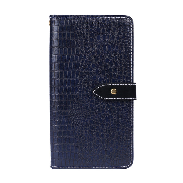 For Doogee N40 Pro idewei Crocodile Texture Horizontal Flip Leather Case with Holder & Card Slots & Wallet(Dark Blue) - More Brand by idewei | Online Shopping UK | buy2fix