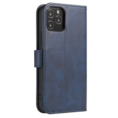 For iPhone 13 Pro Max Calf Texture Buckle Horizontal Flip Leather Case with Holder & Card Slots & Wallet (Blue) - iPhone 13 Pro Max Cases by buy2fix | Online Shopping UK | buy2fix
