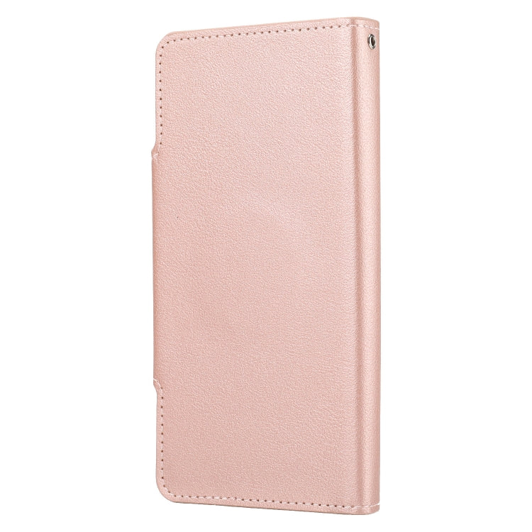 For iPhone 13 Pro Max Ultra-thin Separable Magnetic Horizontal Flip Leather Case with Card Slot & Wallet (Pink) - iPhone 13 Pro Max Cases by buy2fix | Online Shopping UK | buy2fix