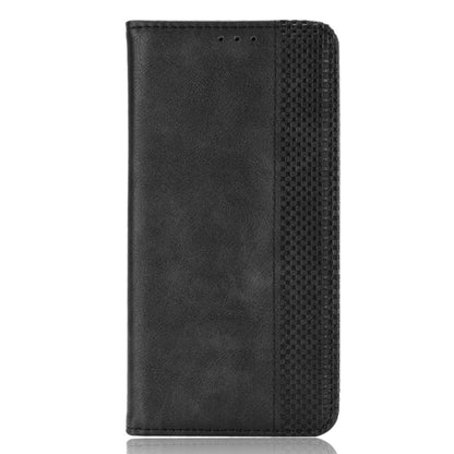 For Doogee N40 Pro Magnetic Buckle Retro Pattern Horizontal Flip Leather Case with Holder & Card Slot & Wallet(Black) - More Brand by buy2fix | Online Shopping UK | buy2fix