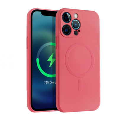 For iPhone 13 Liquid Silicone Full Coverage Shockproof Magsafe Case(Red) - iPhone 13 Cases by buy2fix | Online Shopping UK | buy2fix