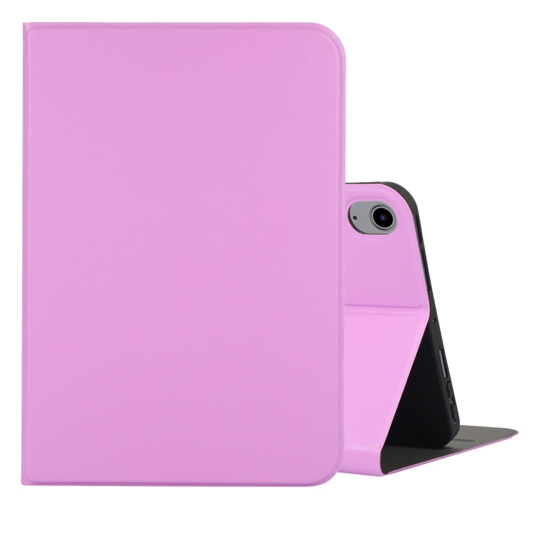 For iPad mini 6 Voltage Craft Texture TPU Horizontal Flip Protective Tablet Case with Holder(Purple) - iPad mini 6 Cases by buy2fix | Online Shopping UK | buy2fix