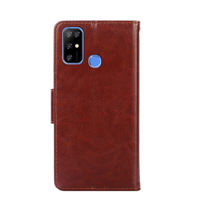 For Doogee X96 Pro Crystal Texture Horizontal Flip Leather Case with Holder & Card Slots & Wallet(Brown) - More Brand by buy2fix | Online Shopping UK | buy2fix