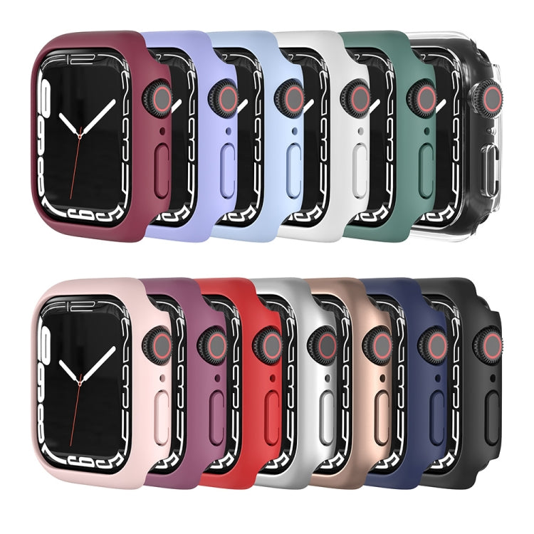 Shockproof TPU Protective Case For Apple Watch Series 9 / 8 / 7 41mm(White) - Watch Cases by buy2fix | Online Shopping UK | buy2fix