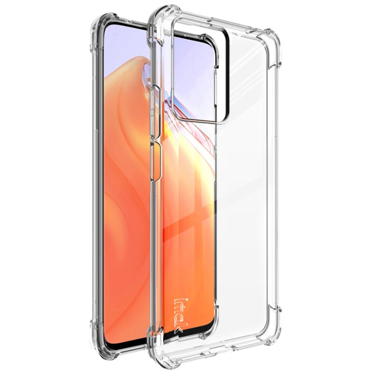 For Xiaomi Mi 11T Pro / Mi 11T IMAK All-inclusive Shockproof Airbag TPU Case with Screen Protector(Transparent) - Xiaomi Cases by imak | Online Shopping UK | buy2fix
