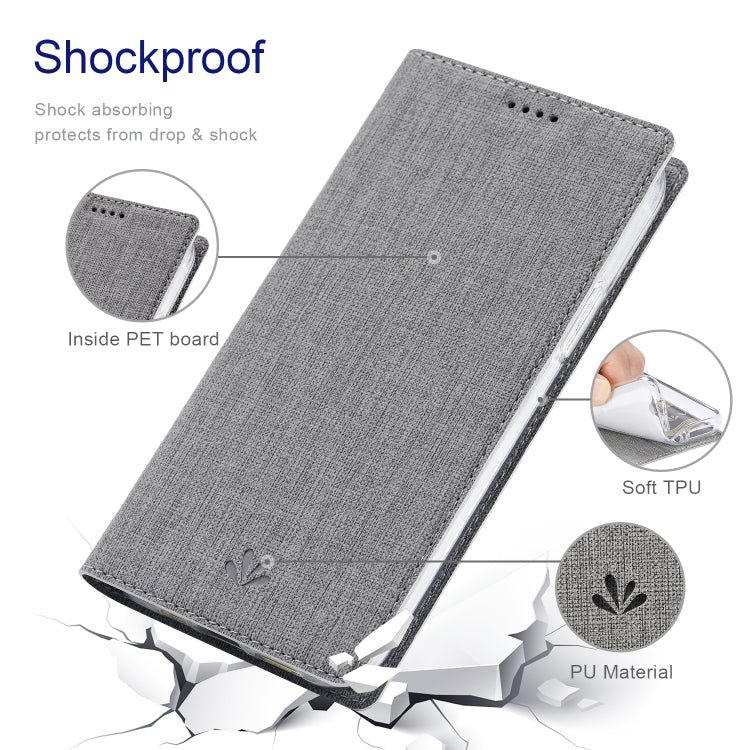 For iPhone 13 ViLi DMX Series Shockproof Magsafe Magnetic Horizontal Flip Leather Phone Case(Grey) - iPhone 13 Cases by ViLi | Online Shopping UK | buy2fix