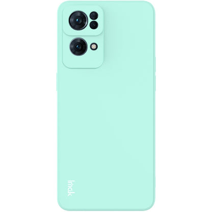 For OPPO Reno7 Pro 5G imak UC-4 Series Straight Edge TPU Soft Protective Case(Light Cyan) - OPPO Cases by imak | Online Shopping UK | buy2fix