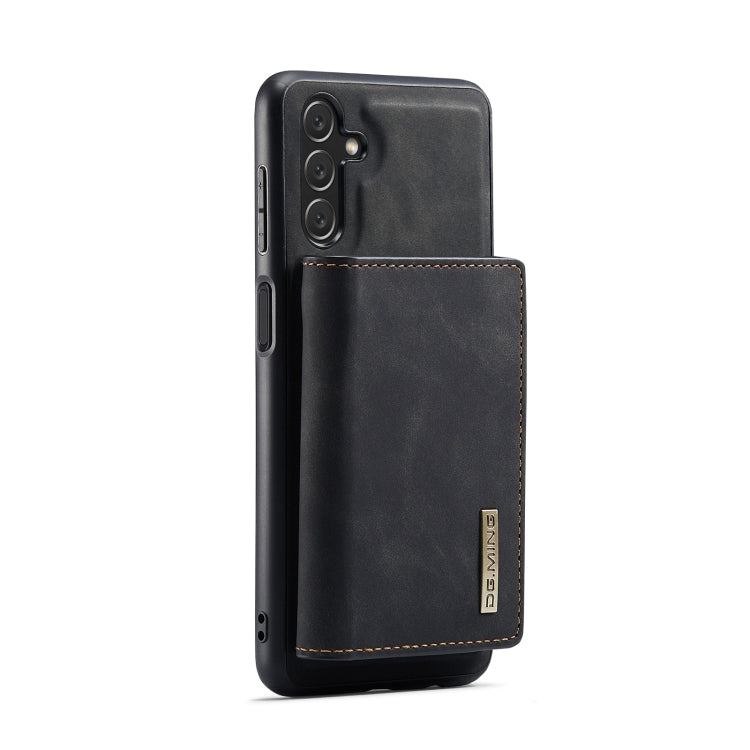 For Samsung Galaxy A13 5G DG.MING M1 Series 3-Fold Multi Card Wallet  Phone Case(Black) - Galaxy Phone Cases by DG.MING | Online Shopping UK | buy2fix