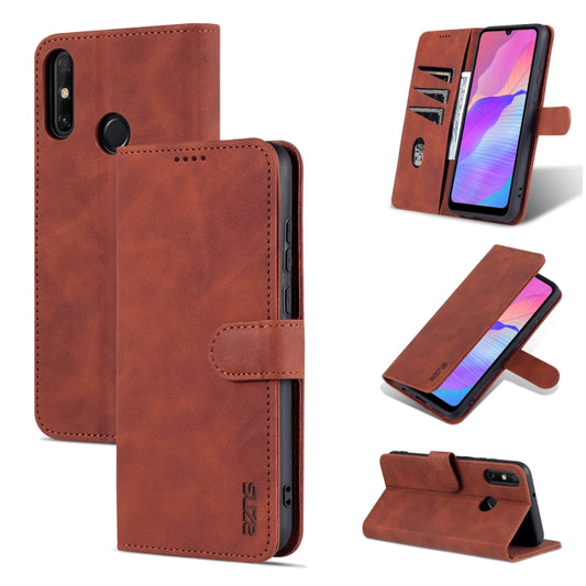 For Huawei Enjoy 20e AZNS Skin Feel Calf Texture Horizontal Flip Leather Phone Case(Brown) - Huawei Cases by AZNS | Online Shopping UK | buy2fix