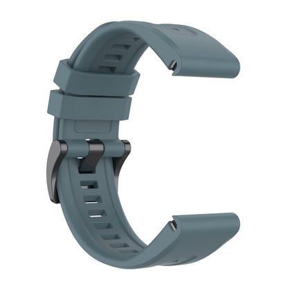 For Garmin Fenix 7S Quick Release Silicone Watch Band(Navy Blue) - Watch Bands by buy2fix | Online Shopping UK | buy2fix