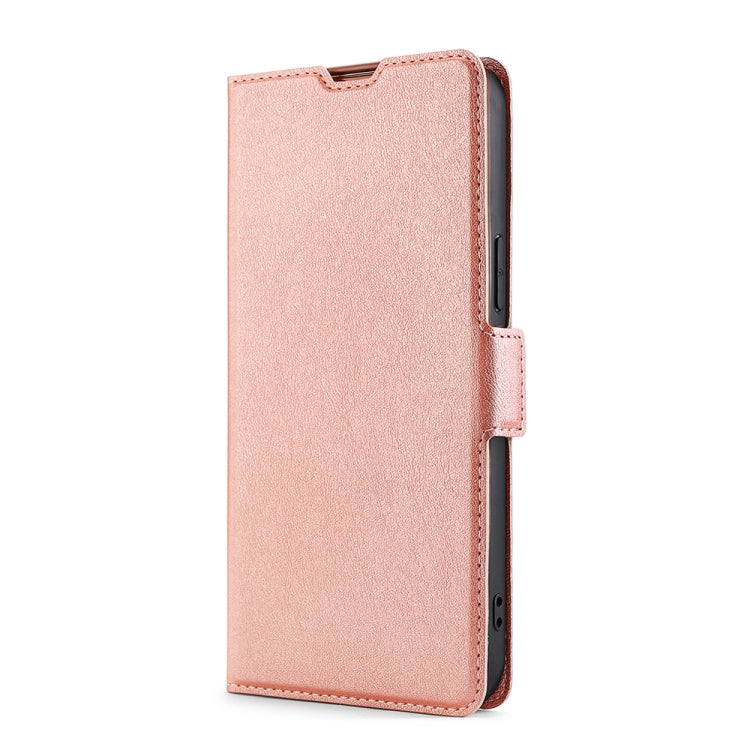 For Doogee N30 Ultra-thin Voltage Side Buckle PU + TPU Leather Phone Case(Rose Gold) - More Brand by buy2fix | Online Shopping UK | buy2fix