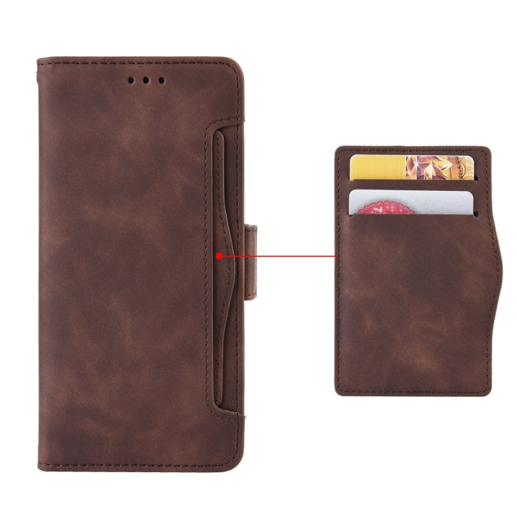 For Ulefone Note 12P Skin Feel Calf Pattern Leather Phone Case(Brown) - Ulefone Cases by buy2fix | Online Shopping UK | buy2fix