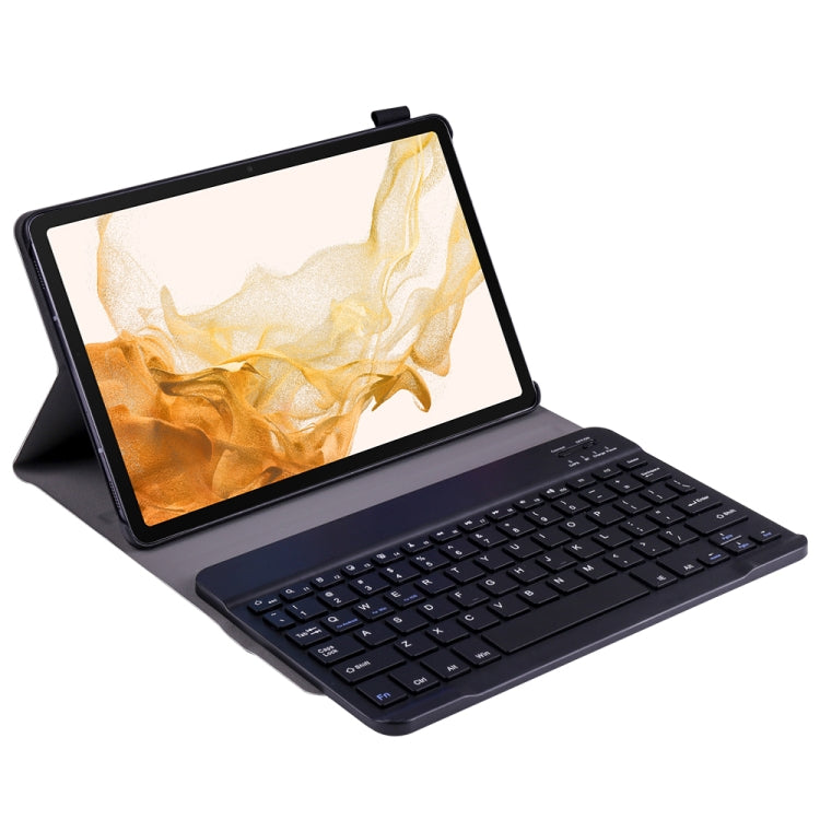 A700 Ultra-thin Bluetooth Keyboard Leather Case For Samsung Galaxy Tab S8 11 inch SM-X700 / SM-X706(Black) - Samsung Keyboard by buy2fix | Online Shopping UK | buy2fix