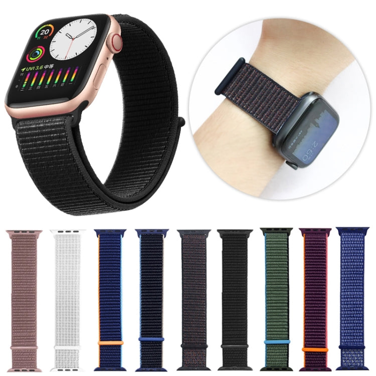 For Apple Watch Apple Watch Ultra 49mm&Watch Ultra 2 49mm / Series 9&8&7 45mm / SE 3&SE 2&6&SE&5&4 44mm / 3&2&1 42mm Mutural Nylon Watch Band(White) - Watch Bands by Mutural | Online Shopping UK | buy2fix