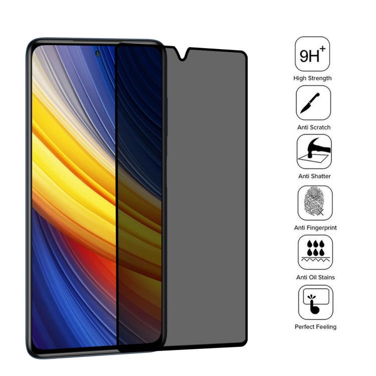 Full Cover Anti-peeping Tempered Glass Film For Xiaomi Poco X3 Pro -  by buy2fix | Online Shopping UK | buy2fix