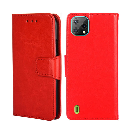 For Blackview A55 Crystal Texture Leather Phone Case(Red) - More Brand by buy2fix | Online Shopping UK | buy2fix