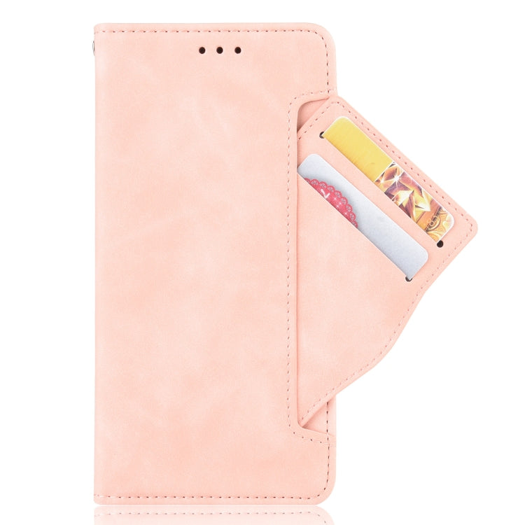 For Ulefone Power Armor 14 / 14 Pro Skin Feel Calf Texture Card Slots Leather Phone Case(Pink) - Ulefone Cases by buy2fix | Online Shopping UK | buy2fix