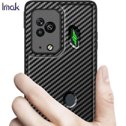 For Xiaomi Black Shark 5 Pro IMAK LX-6 Series Carbon Fiber Pattern Shockproof Phone Case(Black) - Xiaomi Cases by imak | Online Shopping UK | buy2fix