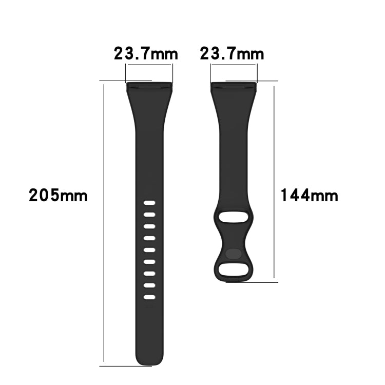 For Fitbit Versa 4 / Versa 3 / Sense Universal TPU Watch Band, Size:L(Lilac) - Watch Bands by buy2fix | Online Shopping UK | buy2fix