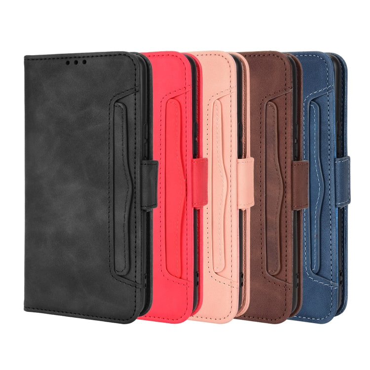 For Blackview A50 Skin Feel Calf Pattern Leather Phone Case(Pink) - More Brand by buy2fix | Online Shopping UK | buy2fix