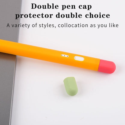 Contrasting Color Series Silicone Protective Pen Case For Yibosi 6(Purple) - Pencil Accessories by buy2fix | Online Shopping UK | buy2fix