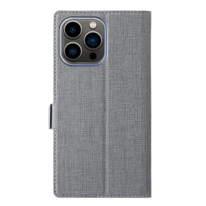 For iPhone 13 Pro ViLi K Series Dual-side Buckle Magsafe Leather Phone Case (Grey) - iPhone 13 Pro Cases by ViLi | Online Shopping UK | buy2fix