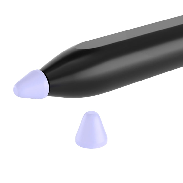 10 in 1 / Set Silicone Nib Cap For Xiaomi Pencil(Lavender) - Pencil Accessories by buy2fix | Online Shopping UK | buy2fix