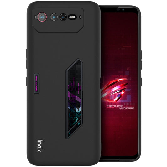 For Asus ROG Phone 6 IMAK UC-3 Series Shockproof Frosted TPU Protective Case(Black) - ASUS Cases by imak | Online Shopping UK | buy2fix