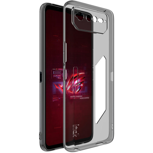 For Asus ROG Phone 6 IMAK UX-5 Series Transparent Shockproof TPU Protective Phone Case(Transparent Black) - ASUS Cases by imak | Online Shopping UK | buy2fix
