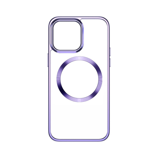 For iPhone 14 Pro TOTUDESIGN AA-188 Crystal Series TPU+PC MagSafe Case(Purple) - iPhone 14 Pro Cases by TOTUDESIGN | Online Shopping UK | buy2fix