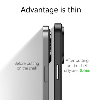 For iPhone 14 Plus wlons Magsafe Carbon Fiber Kevlar TPU Phone Case(Black) - iPhone 14 Plus Cases by wlons | Online Shopping UK | buy2fix