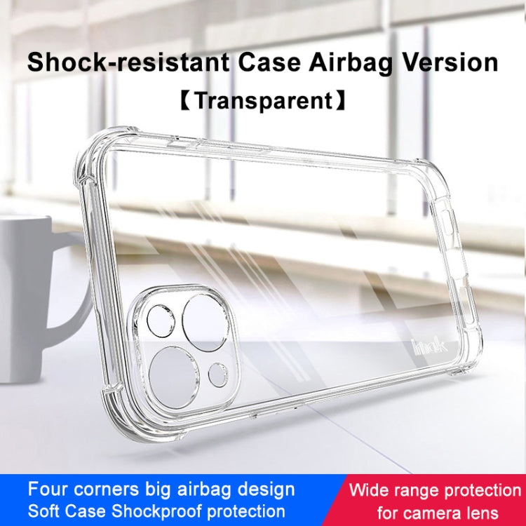 For iPhone 14 Plus imak Shockproof Airbag TPU Phone Case(Transparent) - iPhone 14 Plus Cases by imak | Online Shopping UK | buy2fix