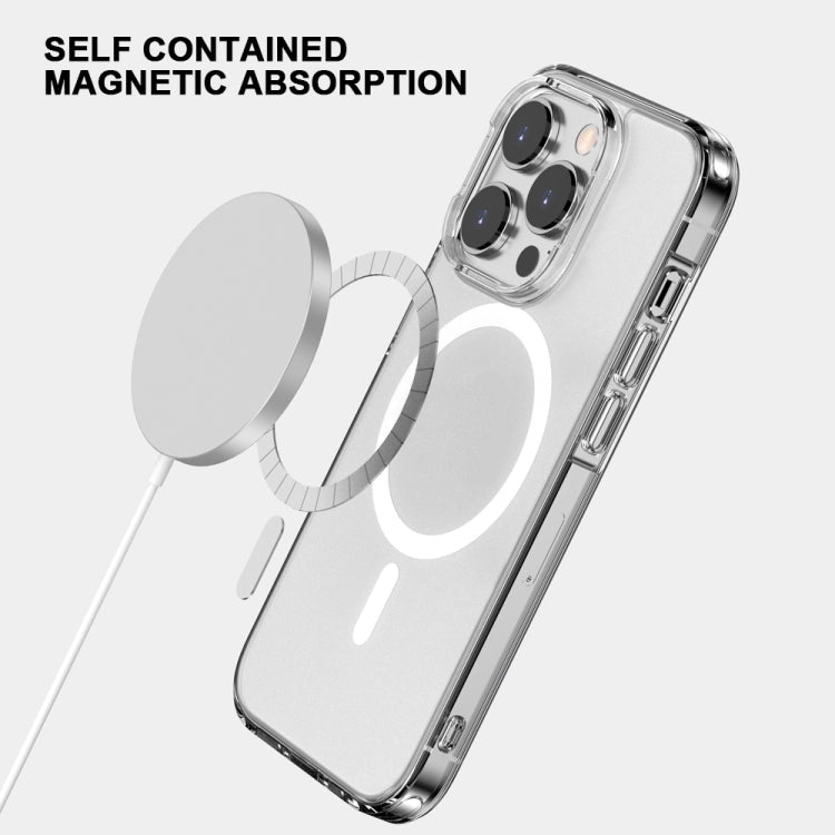 For iPhone 12 / 12 Pro Phantom TPU + PC Magsafe Phone Case(Transparent) - iPhone 12 / 12 Pro Cases by buy2fix | Online Shopping UK | buy2fix