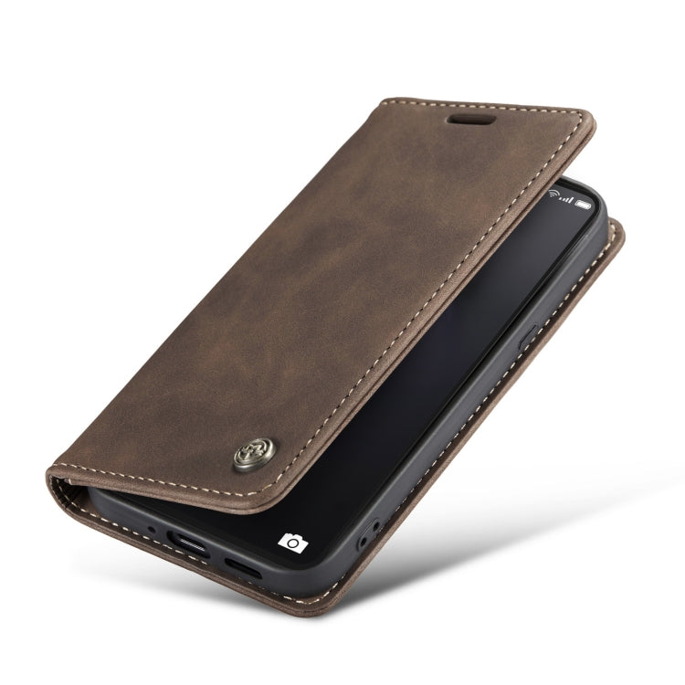 For OPPO Reno8 Pro 5G Global CaseMe 013 Multifunctional Horizontal Flip Leather Phone Case(Coffee) - OPPO Cases by CaseMe | Online Shopping UK | buy2fix