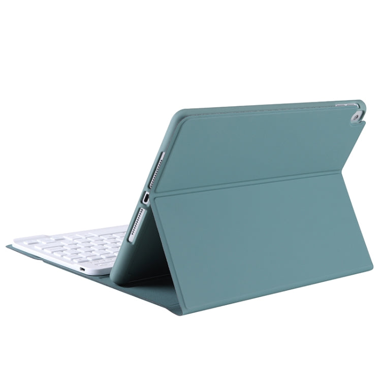 T11B 2020 For iPad 11 inch (2020 / 2018) TPU Candy Color Ultra-thin Bluetooth Keyboard Tablet Case with Stand & Pen Slot(Dark Green) - Universal by buy2fix | Online Shopping UK | buy2fix